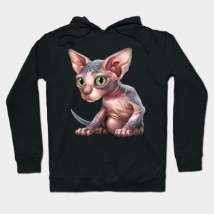 Cat-a-clysm Sphynx kitten Hoodie